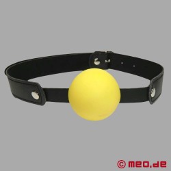Gelber Ballknebel - Knebel mit gelbem Ball